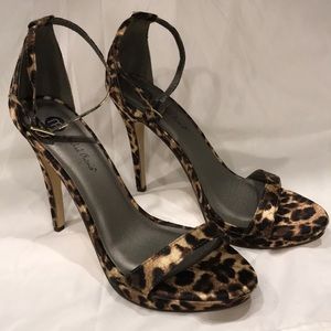 Michael Antonio animal print heels.